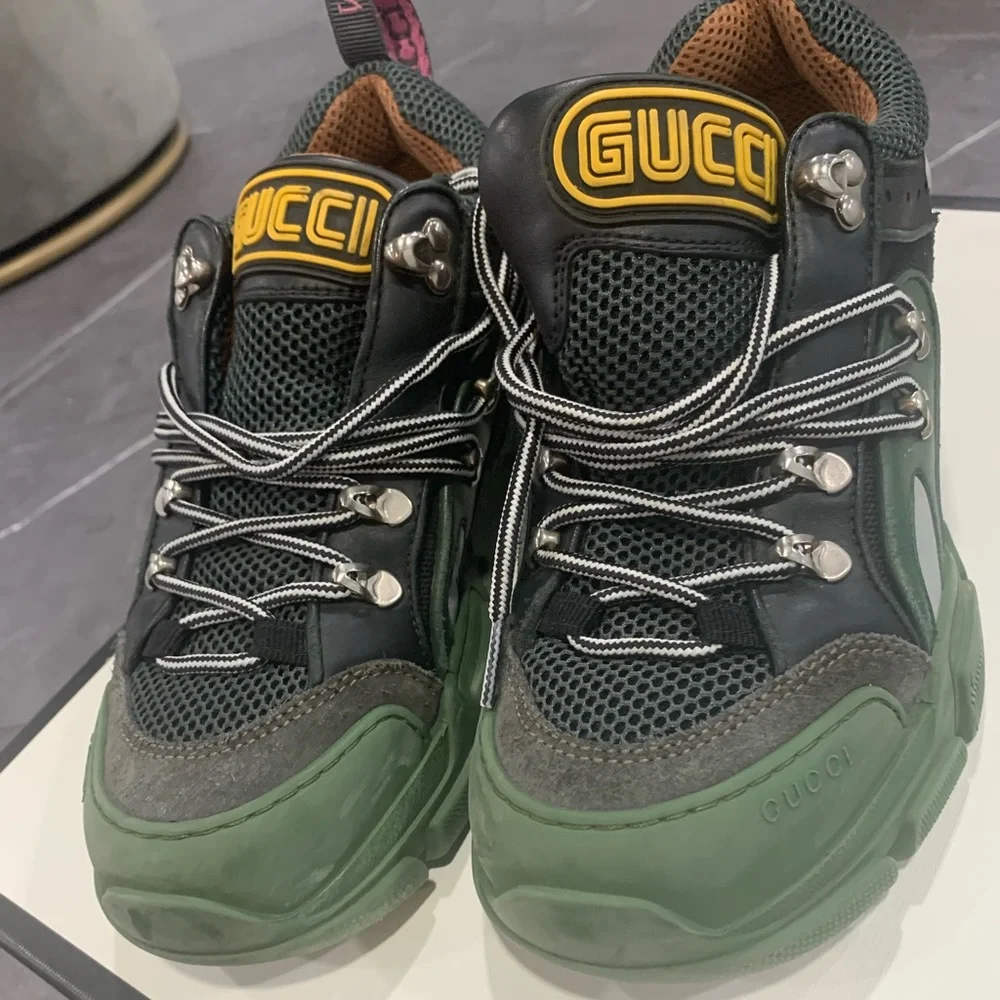 Gucci Flashtrek Sega Green Boots - Picture 3 of 6